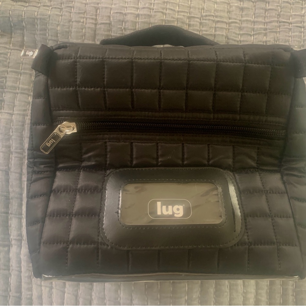 lug Black Quilted Lunch Tote